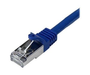 Nettverkskabel - 1m Blue Cat6 / Cat 6 Shielded (SFTP) Patch Cable 1 m - patchkabel - 1 m - blå - N6SPAT1MBL