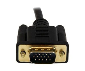 Skjermkabel - StarTech.com 10ft HDMI to VGA Active Converter Cable HDMI to VGA Adapter - video transformer - sort - HD2VGAMM10