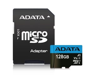 Minnekort - A-Data Premier MicroSD/SD - 100MB/s - 128GB - AUSDX128GUICL10A1-RA1