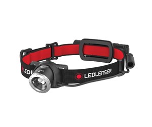 Lommelykter  - Ledlenser H8R Headlamp, 600 lumen, Black/red - 500853