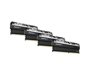 RAM - G.Skill Sniper X DDR4-3000 - 64GB - CL16 - Quad Channel (4 pcs) - Intel XMP - Svart - F4-3000C16Q-64GSXWB