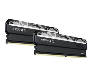 RAM - G.Skill Sniper X DDR4-3000 - 32GB - CL16 - Dual Channel (2 pcs) - Intel XMP - Svart - F4-3000C16D-32GSXWB