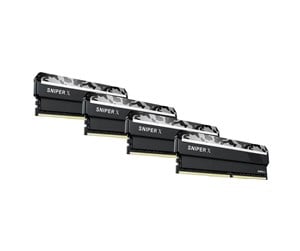 RAM - G.Skill Sniper X DDR4-2400 - 32GB - CL17 - Quad Channel (4 pcs) - Intel XMP - Svart - F4-2400C17Q-32GSXW