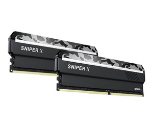 RAM - G.Skill Sniper X DDR4-2400 - 16GB - CL17 - Dual Channel (2 pcs) - Intel XMP - Svart - F4-2400C17D-16GSXW