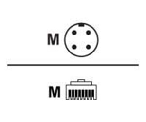 Nettverkskabel - netværkskabel - 5 m - 93A051348