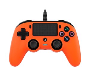 Spill - Tilbehør - NACON Compact Controller - Orange - Controller - Sony PlayStation 4 - 3499550360745