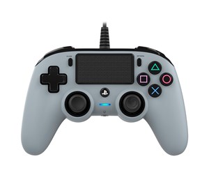 Spill - Tilbehør - NACON Compact Controller Grey - Controller - Sony PlayStation 4 - PS4OFCPADGREY