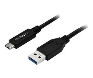 USB - StarTech.com USB to USB-C Cable - M/M - 1 m (3 ft.) - USB 3.0 - USB-A to USB-C - USB-kabel - 1 m - USB315AC1M