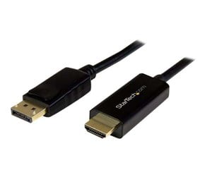 Skjermkabel - StarTech.com DisplayPort - HDMI - 2m - Svart - DP2HDMM2MB