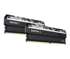 RAM - G.Skill Sniper X DDR4-3200 - 16GB - CL16 - Dual Channel (2 pcs) - Intel XMP - Svart - F4-3200C16D-16GSXWB