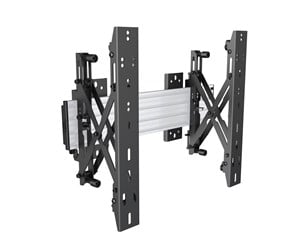 Veggmontering, AV-braketter & AV-møbler - Multibrackets MBW1x1U Push In Pop Out 48cm Black 30 kg 65" 100 x 100 mm - 7350073735105