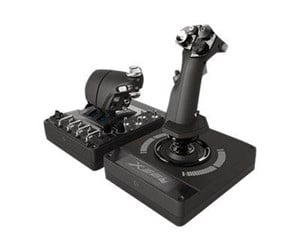 Spill - Tilbehør - Logitech G Saitek X56 H.O.T.A.S. - joystick og speeder - kabling - Joystick and throttle - PC - 945-000059