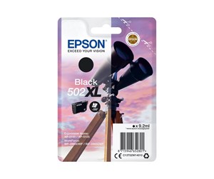 Printertilbehør blekk/toner - Epson 502XL - høj kapacitet - sort - original - blækpatron - Blekkpatron Svart - C13T02W14010