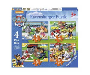 Puslespill - Ravensburger Paw Patrol Puzzle 4in1 - 69361