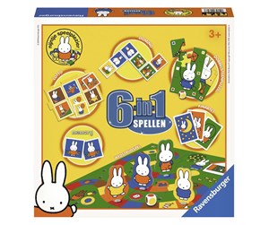 Brettspill & Puslespill - Ravensburger Miffy Games 6in1 - 213573