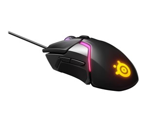 Mus - SteelSeries Rival 600 - Gaming mus - Optisk - 7 - Svart med RGB-lys - 62446