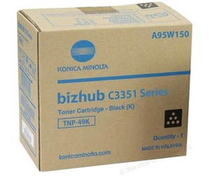 Printertilbehør blekk/toner - Konica Minolta TNP-49K - Laser toner Svart - A95W150