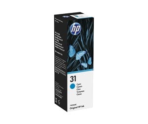 Printertilbehør blekk/toner - HP 31 / 1VU26AE Cyan Ink - Blekkrefill Color-baserte blå - 1VU26AE