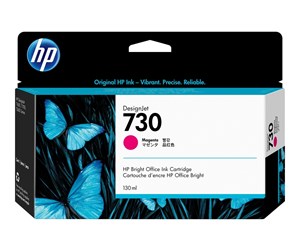 Printertilbehør blekk/toner - HP 730 / P2V63A Magenta Ink - Blekkpatron Rød - P2V63A