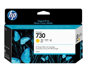 Printertilbehør blekk/toner - HP 730 / P2V64A Yellow Ink - Blekkpatron Yellow - P2V64A