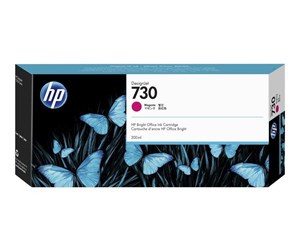 Printertilbehør blekk/toner - HP 730 / P2V69A High Capacity Magenta Ink - Blekkpatron Rød - P2V69A