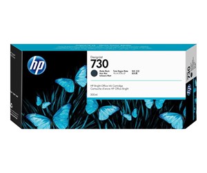 Printertilbehør blekk/toner - HP 730 / P2V71A High Capacity Matte Black Ink - Blekkpatron Matt svart - P2V71A