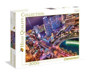 Puslespill - Clementoni 2000 pcs- High Quality Collection LAS VEGAS - 32555