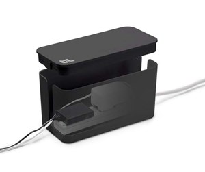 Kabelordner/Kabelstrømpe - Bluelounge Design Cablebox Mini - Black - CBM-BL-EU