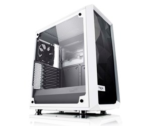 Kabinett - Fractal Design Meshify C TG - White - Kabinett - Miditower - Hvit - FD-CA-MESH-C-WT-TGC