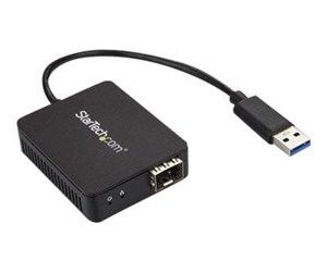 Nettverksadapter - StarTech.com USB 3.0 to Fiber Optic Converter - Open SFP - netværksadapter - US1GA30SFP