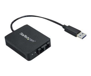 Nettverksadapter - StarTech.com USB 3.0 to Fiber Optic Converter - 1000Base-SX SC - netværksadapter - US1GA30SXSC