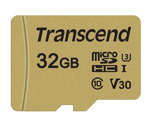 Minnekort - Transcend 500S microSDHC UHS-3 - 32GB - TS32GUSD500S