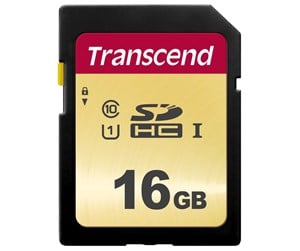 Minnekort - Transcend 500S SDHC UHS-1 - 16GB - TS16GSDC500S