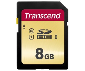 Minnekort - Transcend 500S SDHC UHS-1 - 8GB - TS8GSDC500S