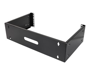 Rackskap - Deltaco 19-WMB3 19" wall mount 3U max 25kg Steel Construction - 19-WMB3