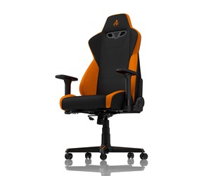 Gamingstol - Nitro Concepts S300 Gaming Chair - Horizon Orange Gamingstol - Svart/Oransje - Stoff - Opptil 135 kg - NC-S300-BO