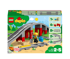 LEGO® - LEGO DUPLO 10872 Jernbanebro og togskinner - 10872