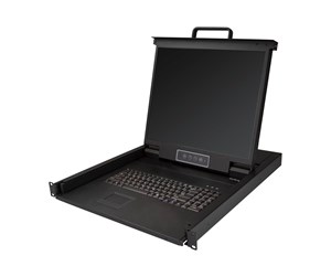 KVM-switch - StarTech.com 1U 19" Rackmount LCD Console - USB + PS/2 - KVM console - 19" - RKCONS1901