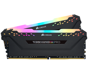 RAM - Corsair Vengeance RGB PRO DDR4-2666 - 16GB - CL16 - Dual Channel (2 pcs) - Intel XMP - Svart med RGB - CMW16GX4M2A2666C16