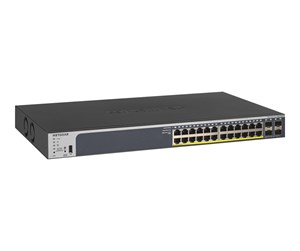 Switch/splitter - Netgear GS728TP 28-Port Gigabit Ethernet Smart Switch with 4 SFP Ports (16 PoE 8 PoE+) (192W) - GS728TP-200EUS