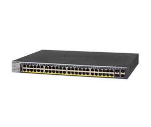 Switch/splitter - Netgear GS752TPv2 48-Port Gigabit Ethernet PoE+ Smart Switch with 4 SFP Ports and Cloud Management - GS752TP-200EUS