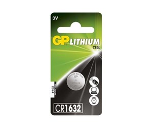 Batteri - GP CR1632 3V 1-pack Lithium - CR1632-U1