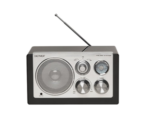 DAB, nettverks- og klokkeradio - DENVER TR-61 - portable radio - AM/FM - Svart - TR-61BLACK