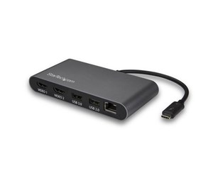 Dokkingstasjon - StarTech.com Mini Thunderbolt 3 Dock - Mac / Windows - Dual 4K HDMI - docking station - TB3DKM2HD