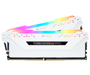 RAM - Corsair Vengeance RGB PRO DDR4-2666 - 16GB - CL16 - Dual Channel (2 pcs) - Intel XMP - Svart med RGB - CMW16GX4M2A2666C16W