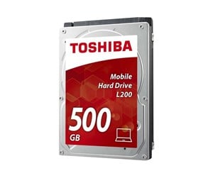 Harddisk - Toshiba L200 - Slim - hard drive - 500 GB - SATA 3Gb/s - 500GB - Harddisk - HDWK105UZSVA - SATA-300 - 2.5" - HDWK105UZSVA