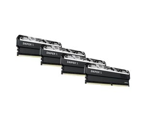 RAM - G.Skill Sniper X DDR4-3600 - 64GB - CL19 - Quad Channel (4 pcs) - Intel XMP - Svart - F4-3600C19Q-64GSXWB