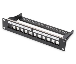 Tilbehør - DIGITUS DN-91420 Modular Patch Panel 12-port - DN-91420