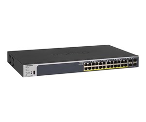 Switch/splitter - Netgear GS728TPPv2 24-Port Gigabit Ethernet PoE+ Smart Switch with 4 SFP Ports and Cloud Management - GS728TPP-200EUS