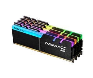 RAM - G.Skill Trident Z RGB AMD Series DDR4-3200 - 32GB - CL16 - Quad Channel (4 pcs) - AMD Optimized - Svart med RGB - F4-3200C16Q-32GTZRX